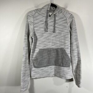 Free Planet Gray Colorblock Kangaroo‎ Pocket Hoodie Men's Small